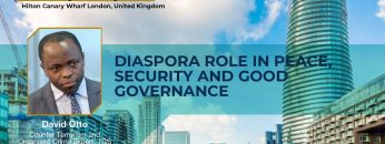 Diaspora role in peace, security and good governance. David Otto
