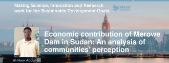 Economic contribution of Merowe Dam in Sudan: An analysis of communities’ perception