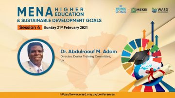 Higher Education In MENA: A Social Policy Challenge – Dr. Abdulraouf M. Adam