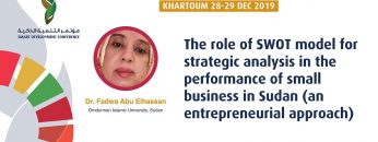 The role of SWOT model for strategic analysis in the performance of small business in Sudan