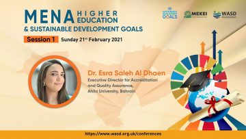 Universities Future Strategies for UNSDGs Initiatives – Dr. Esra Saleh Al Dhaen